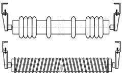 belt conveyor idllers