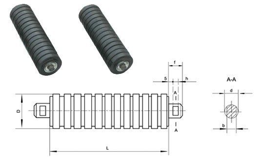 belt conveyor roller